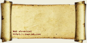 Tamara Gojković vizit kartica